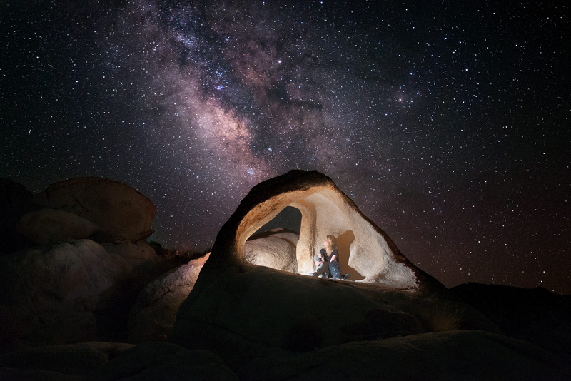 cave, rock - object, man, milky way, space, formation, rock formation, light, one person, astronomy, sky, nature, person, night, solid, desert, galaxy
