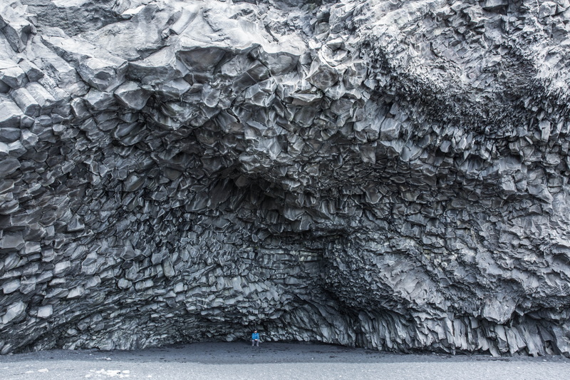 scenics - nature, water, beach, frozen, ice, solid, outdoors, reynisfjara beach, beauty in nature, winter, geology, glacier, iceland, eroded, rock - object