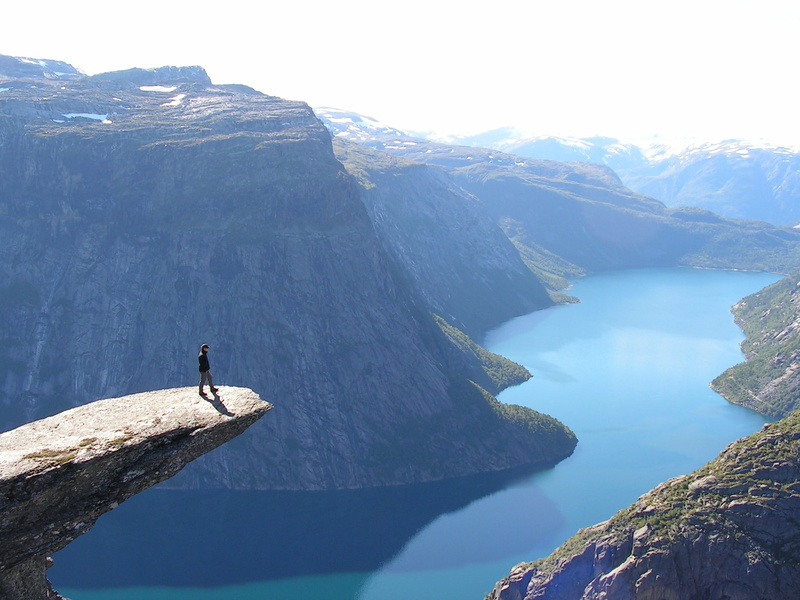 1080P, landscapes, fjord, norway, trolltunga
