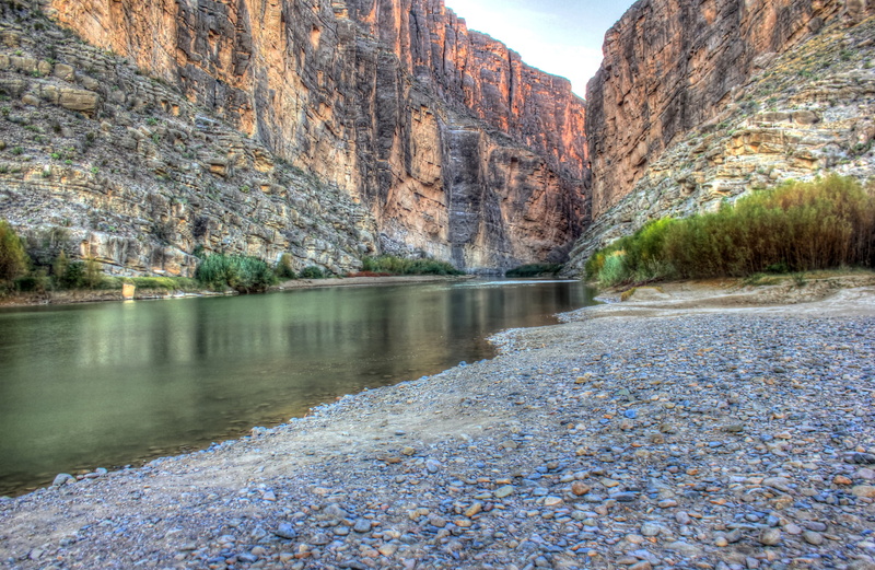 body, landscape, rock formation, eroded, nature, non-urban scene, rocky, scenics, autumn, body of water, santa elena canyon, mountain range, texas, day