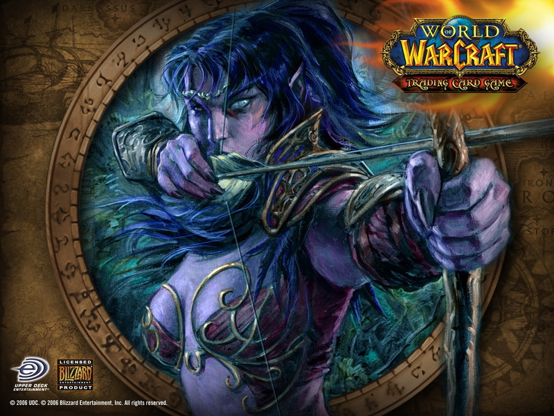elves, world, hunter, warcraft, night, 720P, elf