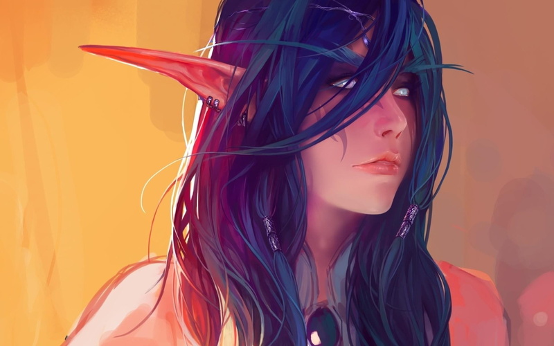 fantasy Art, 1080P, Night Elves