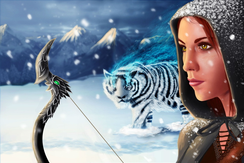 archers, games, world, warcraft, wow, glance, tigers, girls, 1080P, mirana
