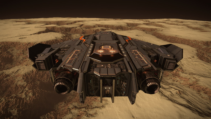 day, air vehicle, technology, transportation, security, Elite: Dangerous, desert, high angle view, 1080P, flying, no people, army, military, nature, environment