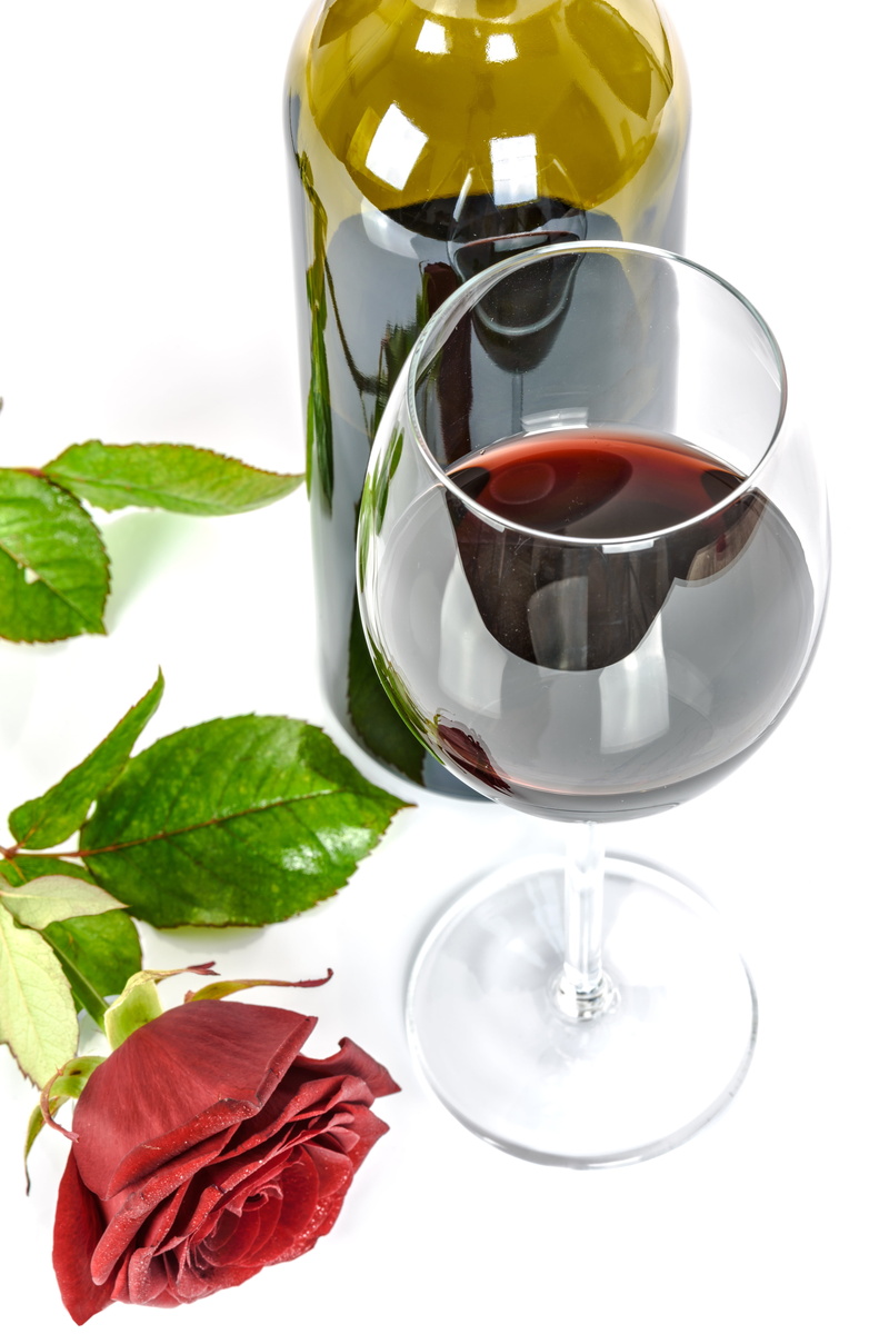 wedding, plant part, road, rose, high angle view, still life, wine, glass of wine, proposal, freshness, cute, happiness, white, flirty, feelings, winery
