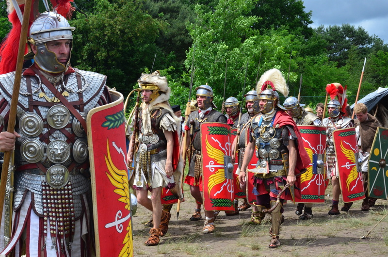 military, fighting, tunic, artist, Roman legionaries, medieval, chivalry, celebration, ancient, real people, human representation, army, the Crusades, spears
