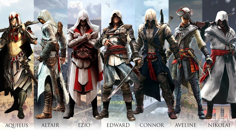 1080P, assassin, traditional clothing, assassins, historical reenactment, history, outdoors, clothing, game, day, military uniform, group of people, government