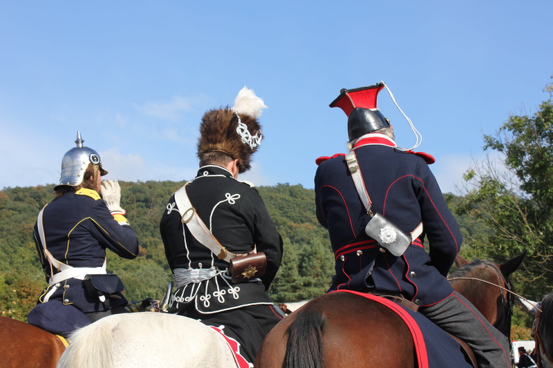 military parade, outdoors, men, suit of Armor, horse, soldier, people, body Armor, working animal, clothing, real people, history, military, riding, historical Reenactment
