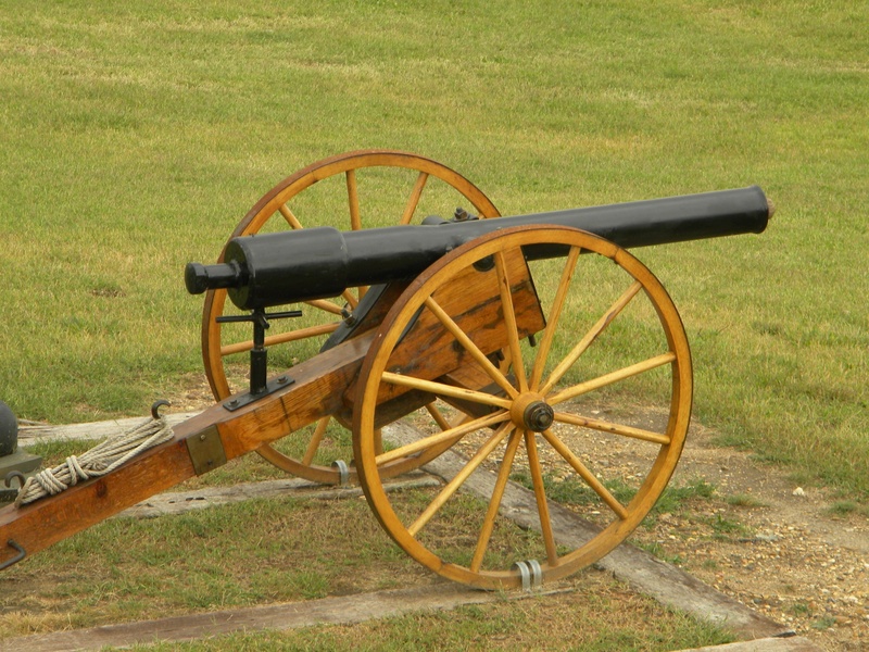 outdoors, union, 1080P, nature, confederate, rebel, cannon, grass, civil war, no people, transportation, the past, military, old, green color, cart, wagon wheel