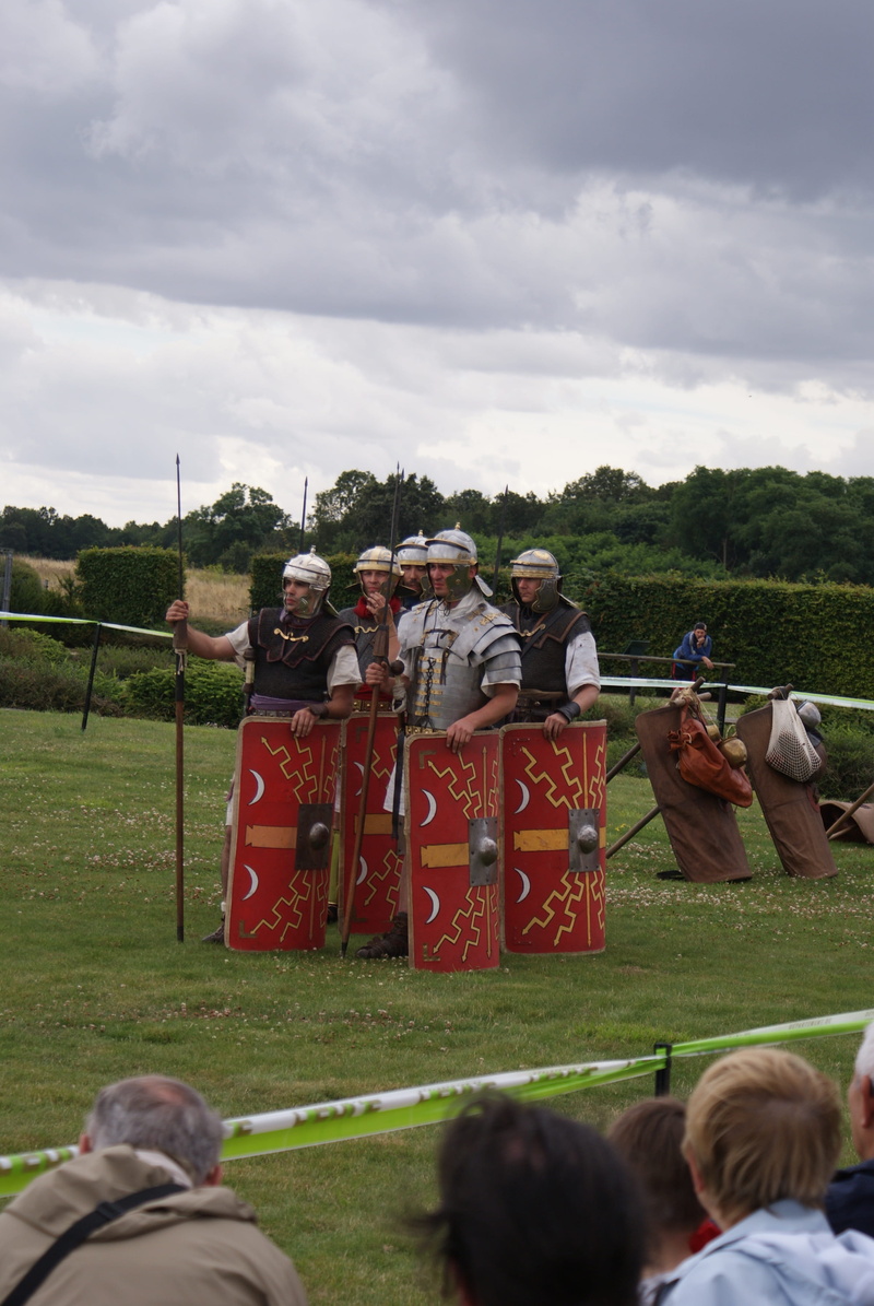 legion, enactment, men, real people, shield, women, historic, grass, group of people, roman, large group of people, field, spectator, reenact, sport, adult