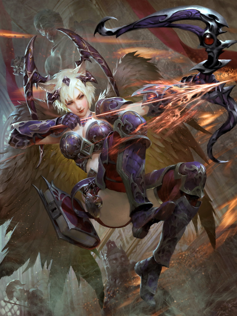 Lius Lasahido, artwork, fantasy girl, 1080P, Legend of the Cryptids
