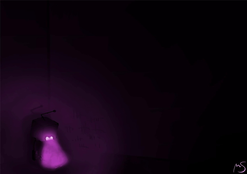 1080P, depressing, indoors, silhouette, night, The Darkness 2, copy space, spooky, single object, wall - building feature, purple, sadness, studio shot