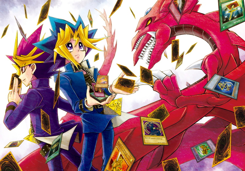 Yu-Gi-Oh!, 1080P, Yami Yugi, Slifer the Sky Dragon, Yugi Muto, Dark Magician Girl, Dark Magician (Yu-Gi-Oh!)