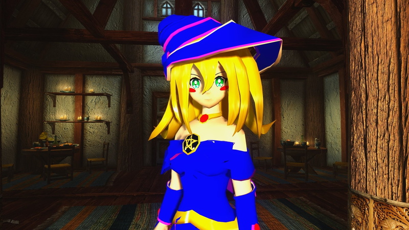 Dark Magician Girl, Crossover, Video Game, 1080P, Skyrim
