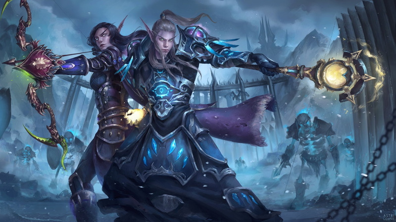 Warrior, Wizard, Undead, 1080P, Woman Warrior, Armor, Fantasy, Staff, Archer, Pointed Ears, Elf