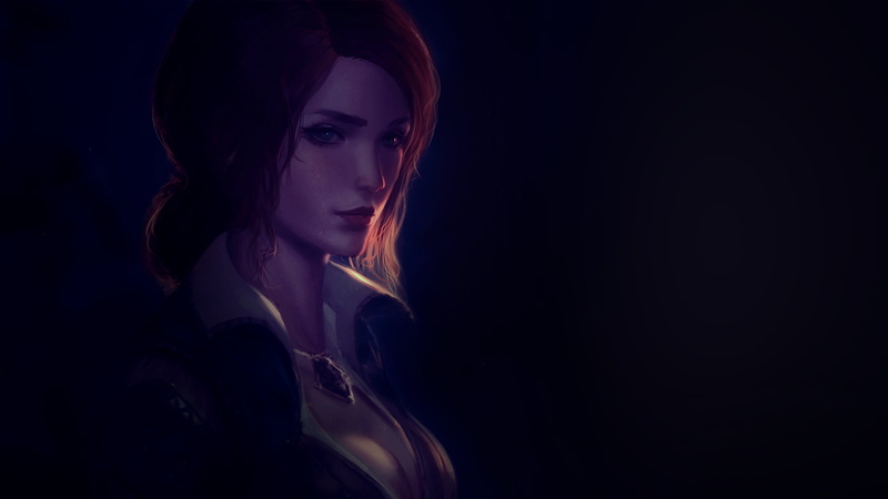 Triss Merigold, The Witcher 3: Wild Hunt, 1080P, sorcerer, sorceress, The Witcher