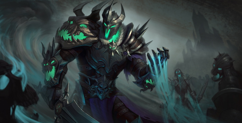 Necromancer, Smite, Video Game, 4K, Warrior, Undead