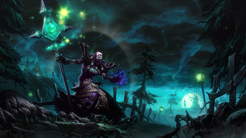 windmill, magic, moon, 8K, trees, night, necromancer, staff