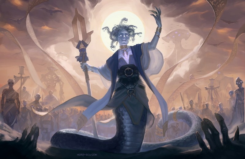 1080P, medusa, creature, necromancer, undead