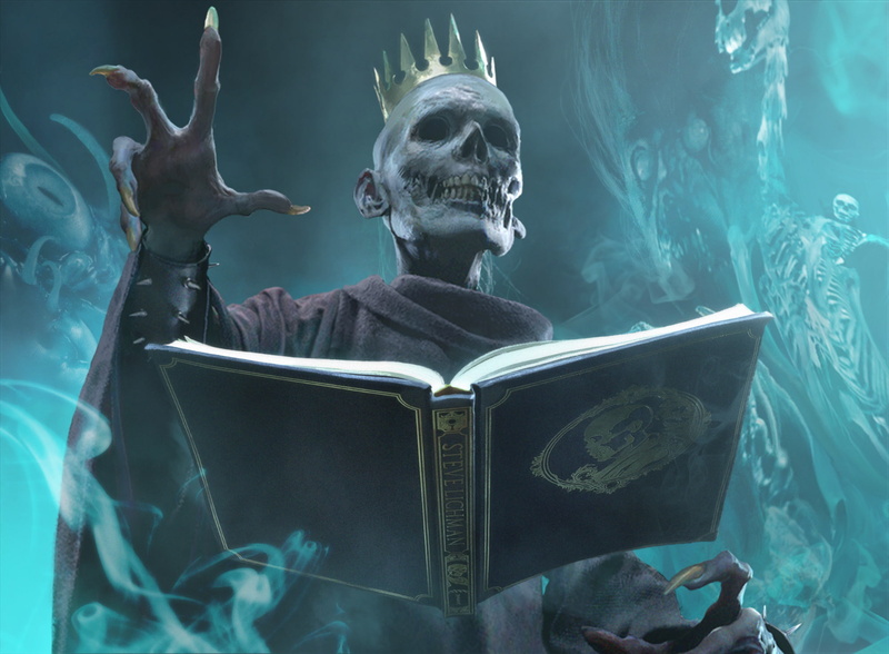 Crown, Book, Dark, 1080P, Creepy, Necromancer, Undead