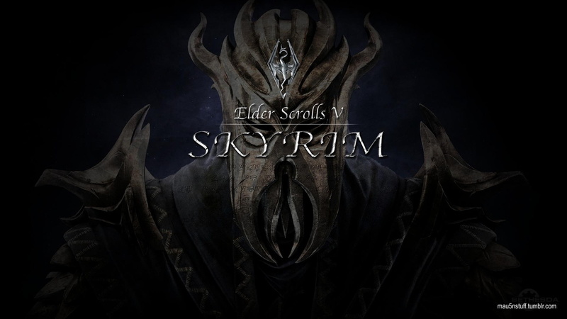 black, 1080P, skyrim, 1920x1080, role play, games, dark, dragonborn, elder scrolls, dragon