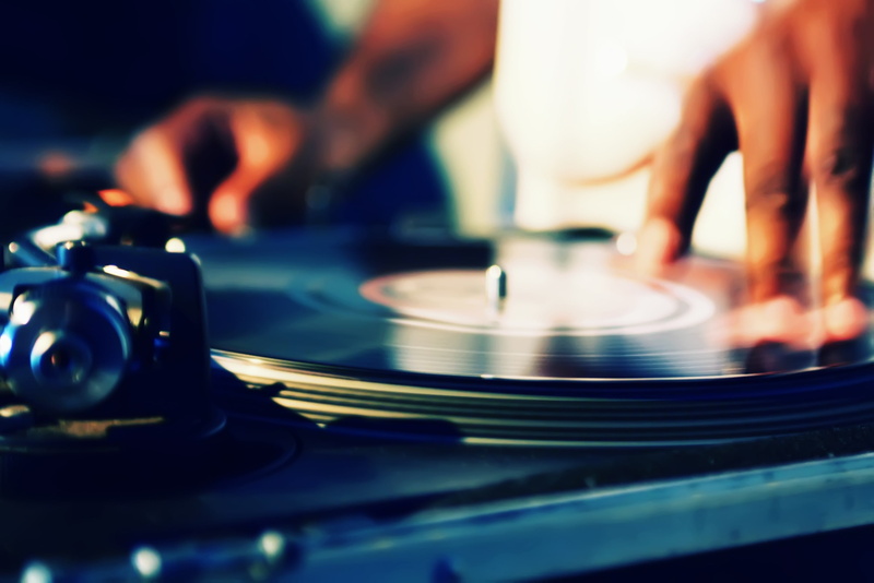 nightclub, music, night, DJ, human body part, clubbing, human Hand, females, fun, playing, skill, party - Social Event, indoors, nightlife, blue, arts culture and entertainment