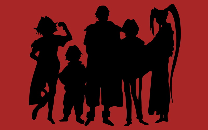 people, red, 1080P, music, adult, real people, Outlaw Star, dancing, group of people, togetherness, indoors, men, women, nightlife, silhouette, shadow