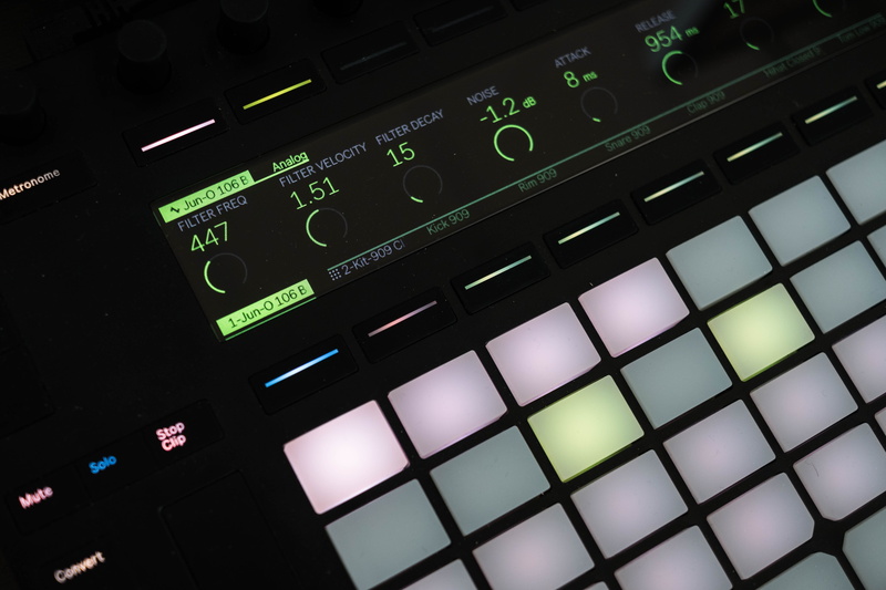 control, music, indoors, communication, 5K, connection, text, ableton, push, arts culture and entertainment, control panel, backgrounds, high angle view
