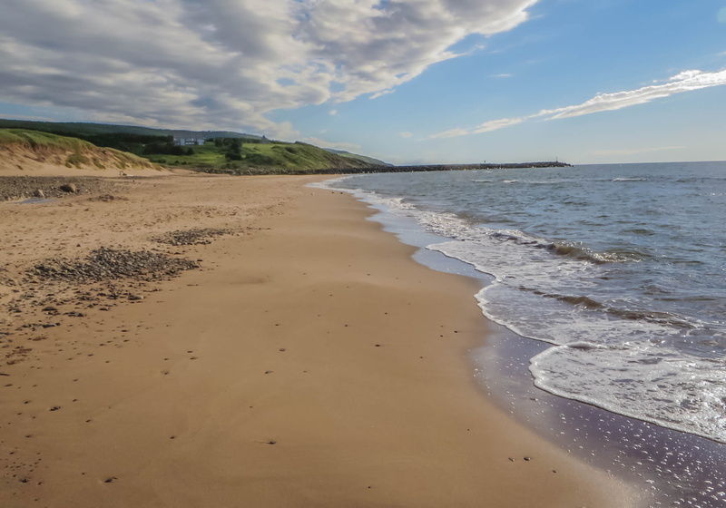 sky, cape breton, idyllic, no people, ocean, inverness, land, waves, cloud - sky, canada, tranquility, motion, 4K, ns, beach, tranquil scene, non-urban scene