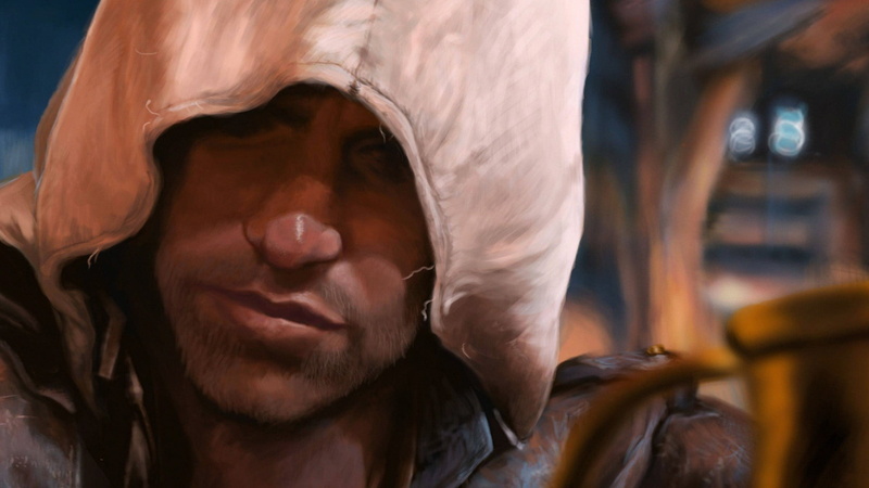 adult, human body part, day, human face, mouth open, mouth, headshot, emotion, Assassins Creed, clothing, Edward Kenway, human head, body part, indoors