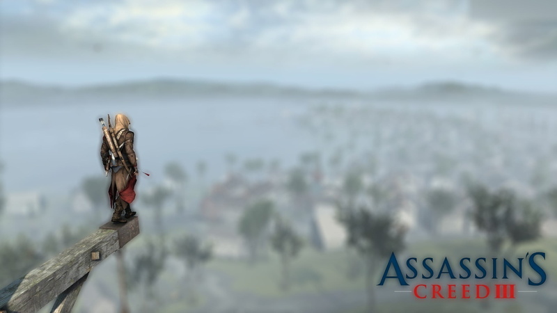  wood - material, animal, nature, Connor Kenway, Assassins Creed III, assassin, video games, no people, communication, day, animals in the wild
