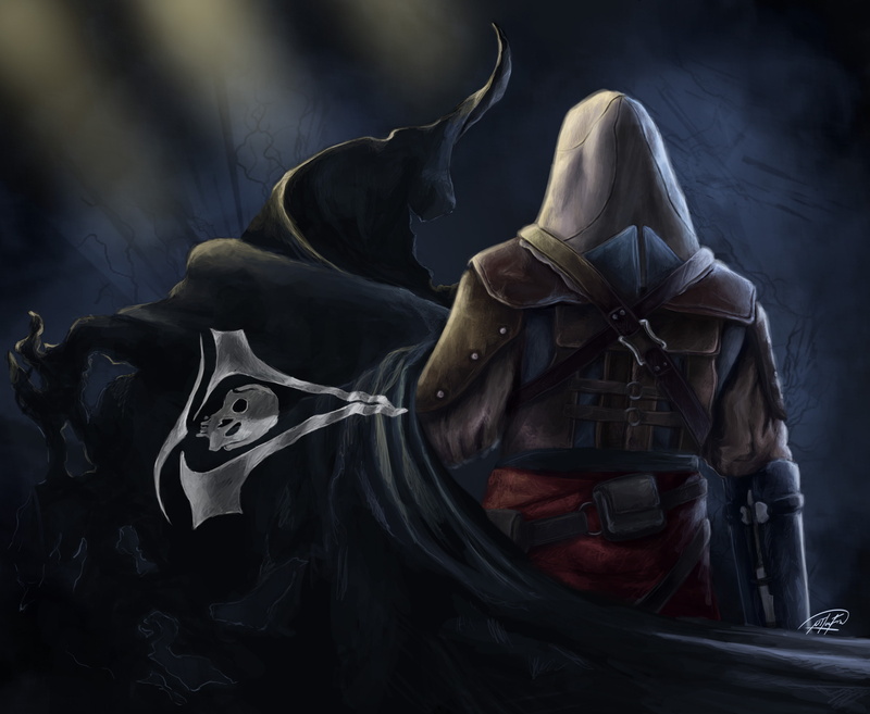 architecture, flag, sky, mystery, digital, assassin, creativity, black flag, s, spirituality, creep, no people, sculpture, close-up, Assassins Creed IV: Black Flag
