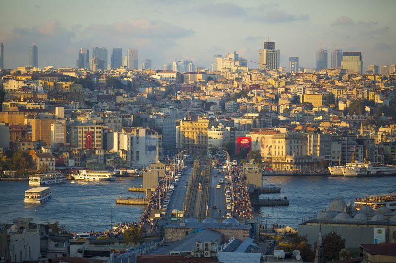 building, building exterior, istanbul, natural, nautical vessel, marmara, transportation, galata, skyscraper, eminonu, residential district, outdoors, sky