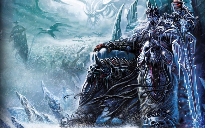 weapons, world of warcraft, the throne, sword, ice, snow, arthas, 1080P, wow, warrior, army
