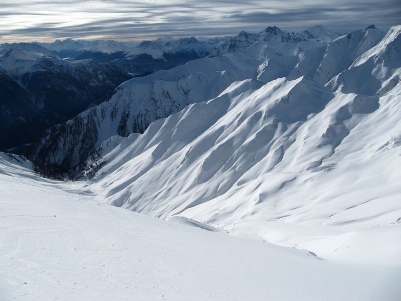 beauty in nature, environment, day, mountains, sky, powder snow, 4K, tranquility, scenics - nature, tranquil scene, snowcapped mountain, covering, mountain range