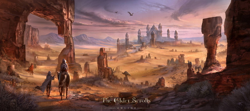 panoramic, religion, poster, architecture, TES Online, solid, sky, Hammerfell, Alik`r, outdoors, land, Hammer fur, scrolls, travel, landscape, nature, the city