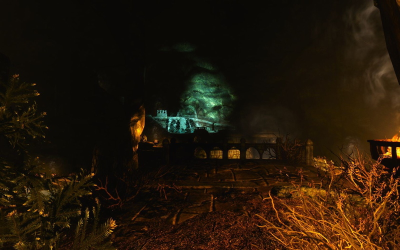 fire, ENB, black, building, dark, truck, house, flame, heat - temperature, green, monster, land, cave, night, fire - natural phenomenon, nature, illuminated