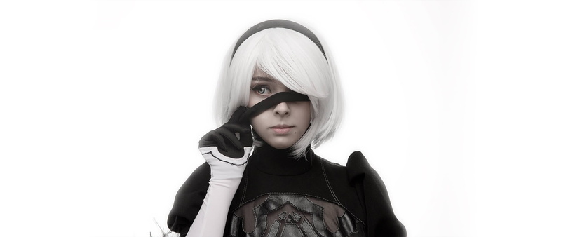 Nier: Automata, cosplay, 2K, NieR, Disharmonica, women, Helly von Valentine, 2B (Nier: Automata)