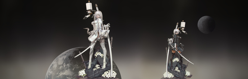 2B (Nier: Automata), NieR, Nier: Automata, 4K