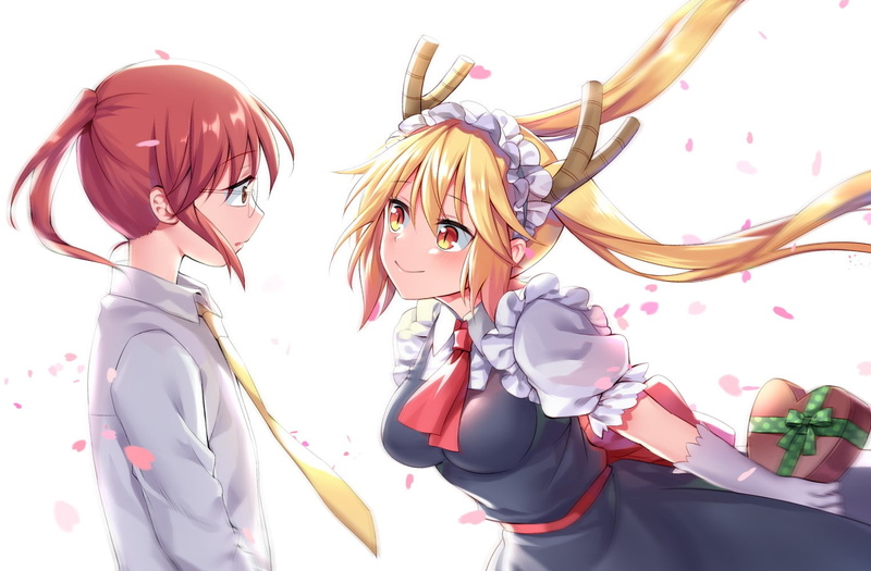 Tohru (Kobayashi-san Chi no Maid Dragon), anime girls, Kobayashi (Kobayashi-san Chi no Maid Dragon), Kobayashi-san Chi no Maid Dragon, 720P