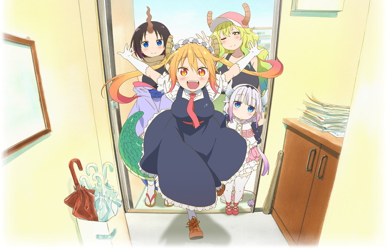 Kobayashi-san Chi no Maid Dragon, 1080P, Tohru (Kobayashi-san Chi no Maid Dragon), anime girls