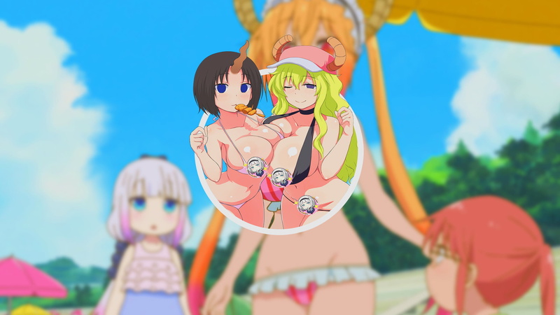 Lucoa (Kobayashi-san Chi no Maid Dragon), 1080P, Kobayashi-san Chi no Maid Dragon, anime, anime girls, Elma Jouii (Kobayashi-San Chi no Maid Dragon)