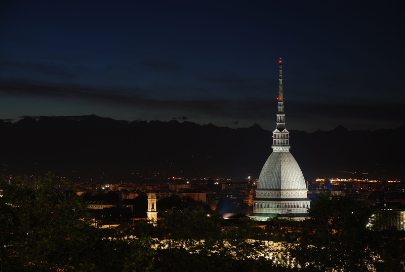 office building exterior, tower, night, mole, cityscape, 2K, tourism, mole antonelliana, tall - high, building exterior, cloud - sky, built structure