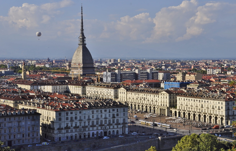 travel, piemonte, tall - high, panoramic, tower, nature, cloud - sky, crowd, built structure, italy, day, residential district, cityscape, outdoors, building exterior