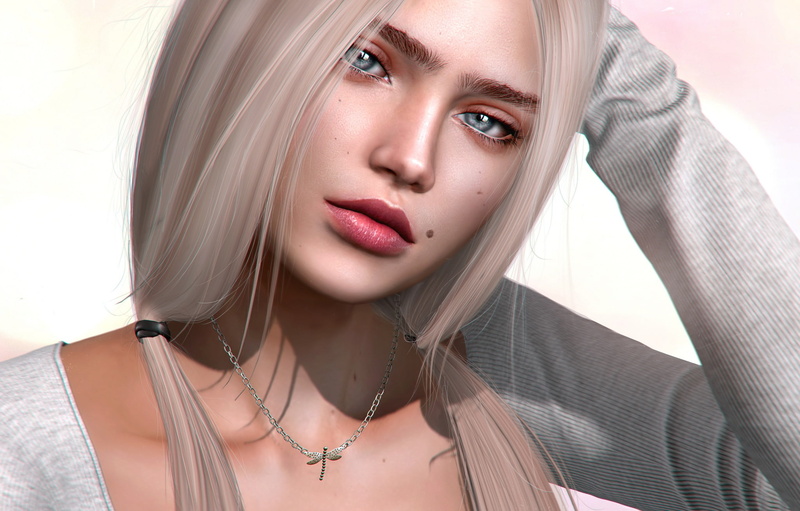 girl, mole, blonde, 1080P