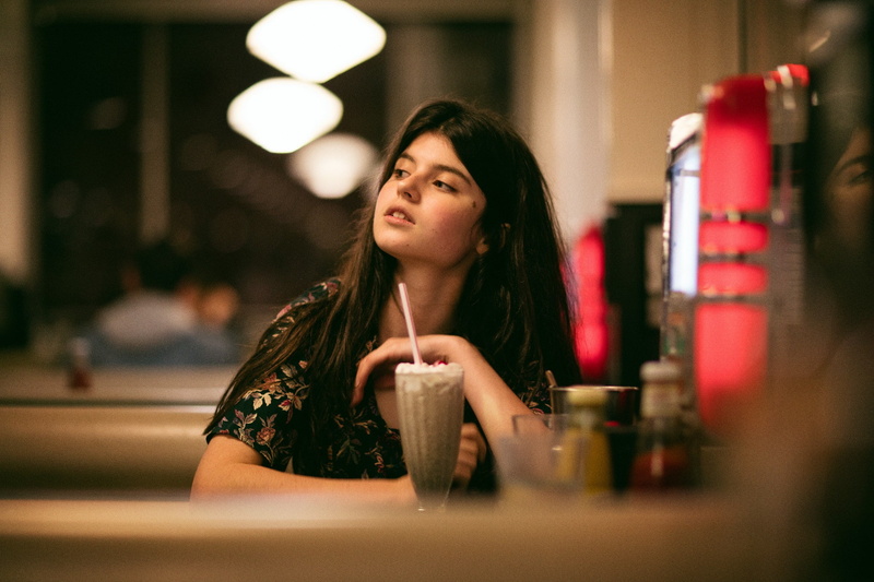 ice cream, food and drink, selective focus, young adult, adult, women, front view, lifestyles, ice cream sundae, young women, leisure activity, cup, contemplation