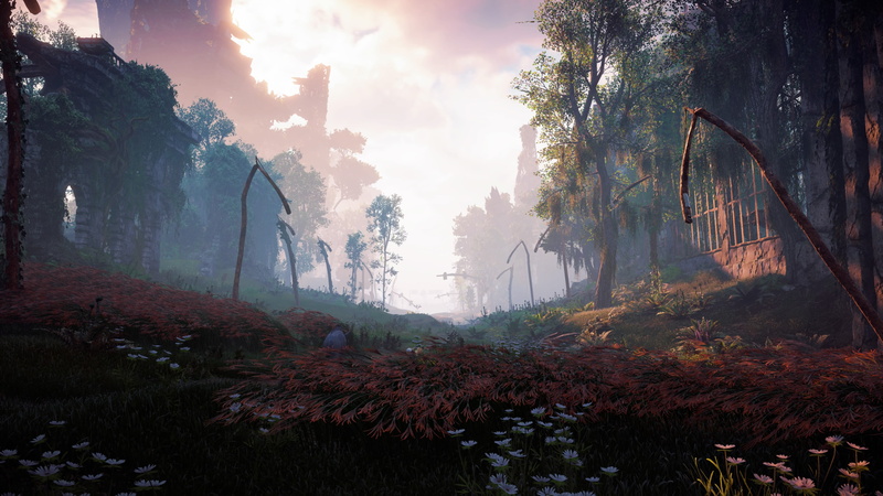 nature, Harvest, horizon zero dawn, PlayStation 4, city, Aloy (Horizon: Zero Dawn), Horizon: Zero Dawn, video games, overgrown, apocalyptic, 4K, Video Game Art