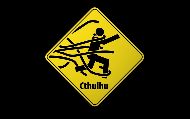 Cthulhu, art, wrong, funny, chtulhu, x, entertainment, 1080P, signs, hd