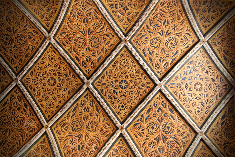 old, milan, design, monument, floral pattern, close-up, building, indoors, church, repetition, flooring, italian, tourism, shape, geometric shape, milano