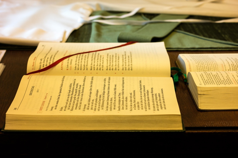 book, indoors, high angle view, god, christ, Church, western script, Lectionary, expertise, Gospel, close-up, education, non-western script, publication